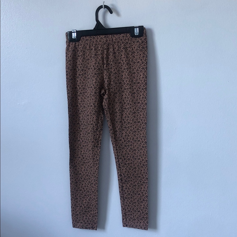 Cat & Jack Tan and Black Leopard Print Leggings